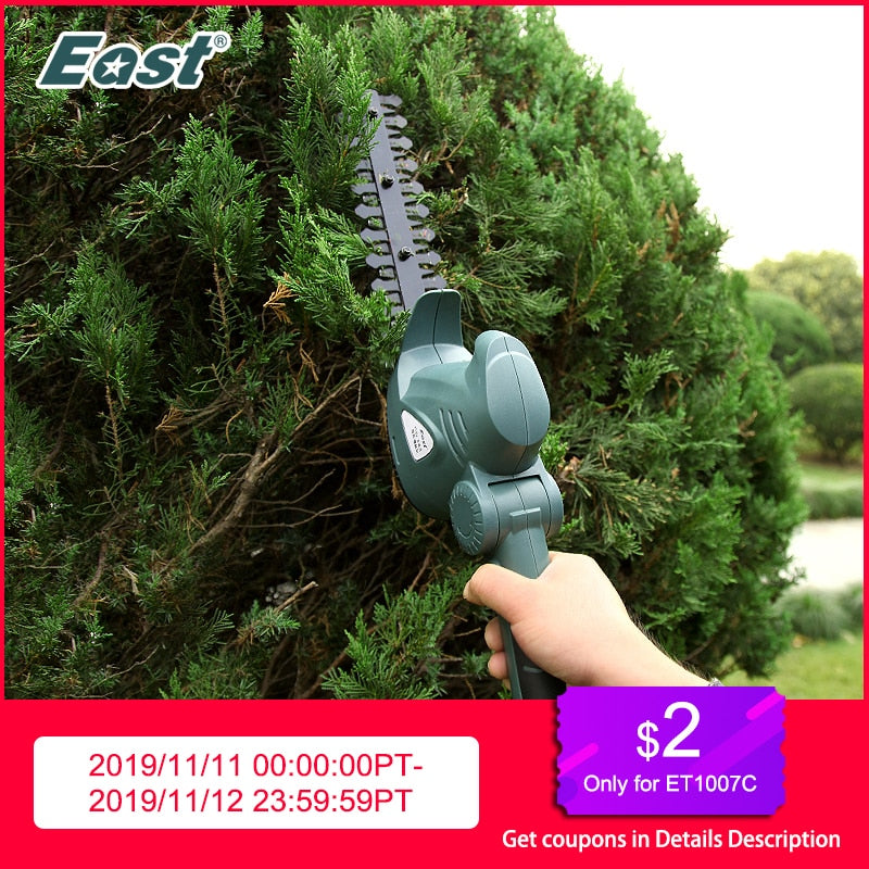 East Garden Power Tool 10.8V 2 in 1 Li-Ion Battery Pruning Tool Cordless